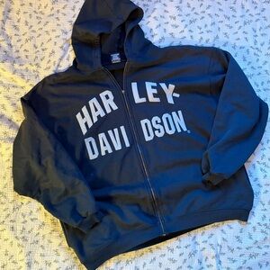 Vintage Harley-Davidson Full-Zip Hoodie